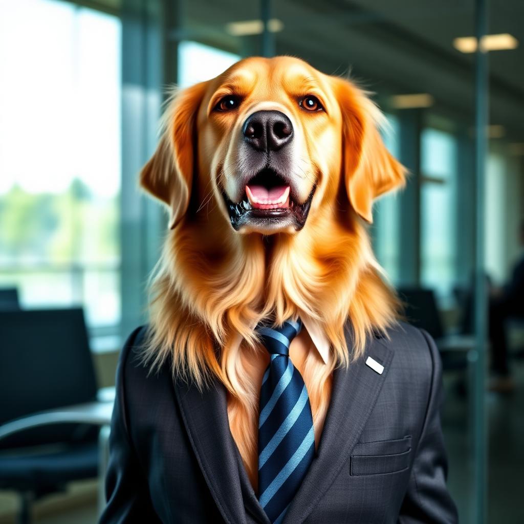 Pet portrait in CEO theme